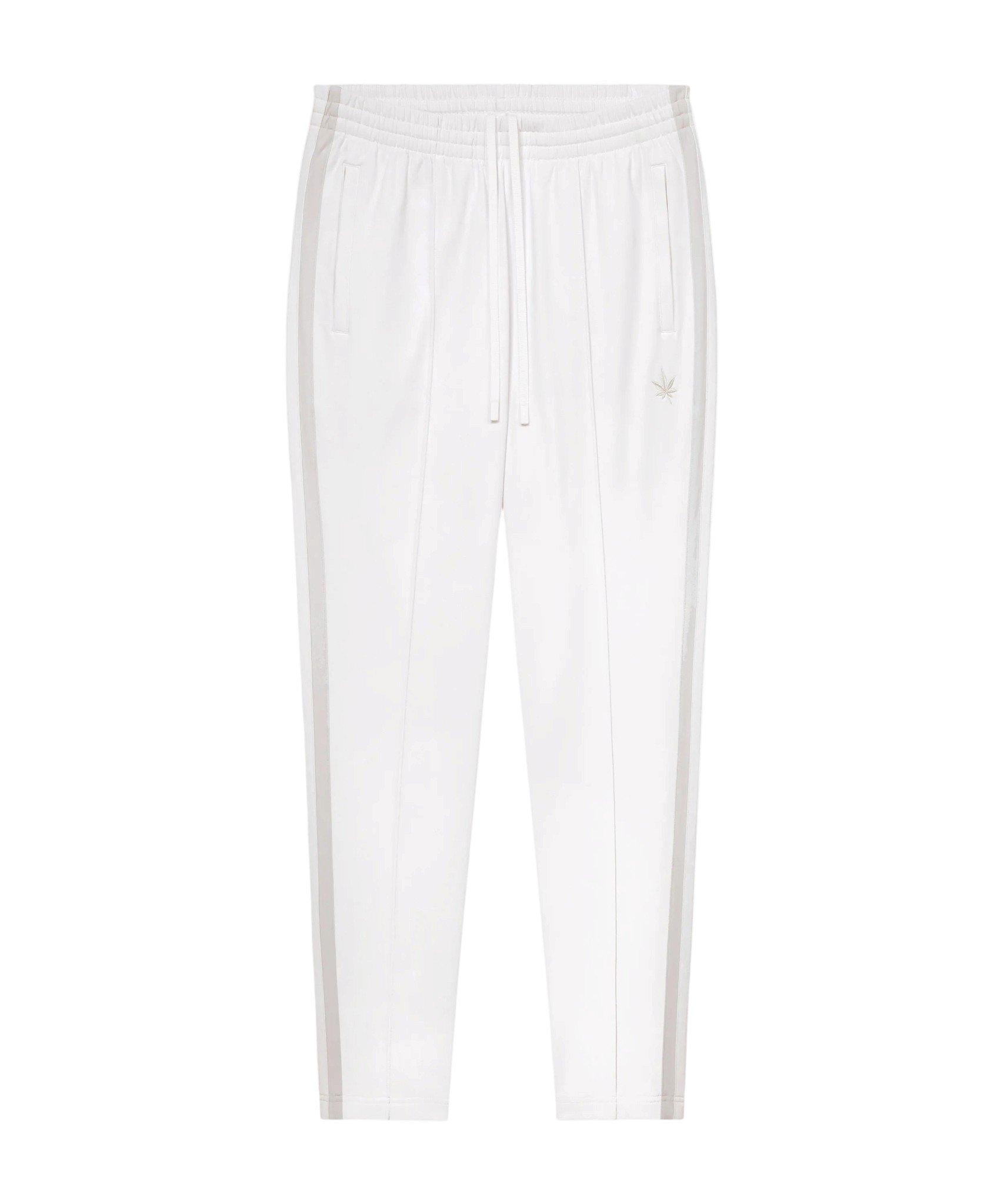 Boast Men's Tipped Warm-Up Pant 2.0 - White/Grey - WHITE/GREY